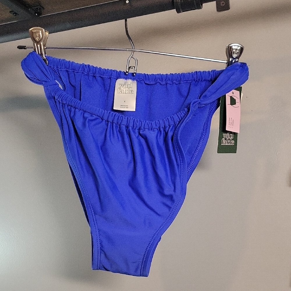 Wild Fable Blue High-Cut Bikini